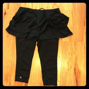 Athleta skirted leggings sz medium petite